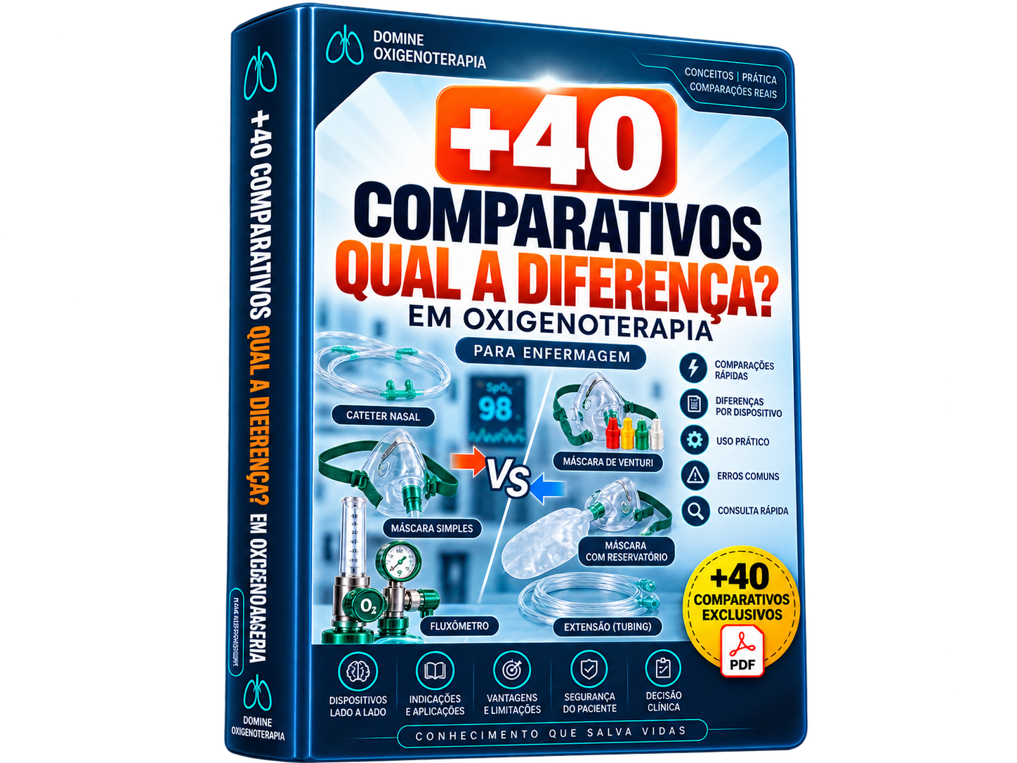 Capa do bônus 02: +40 Comparativos: Qual a Diferença?