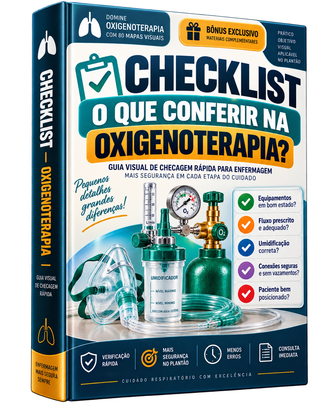 Capa do bônus 06: Checklist: O que Conferir na Oxigenoterapia?